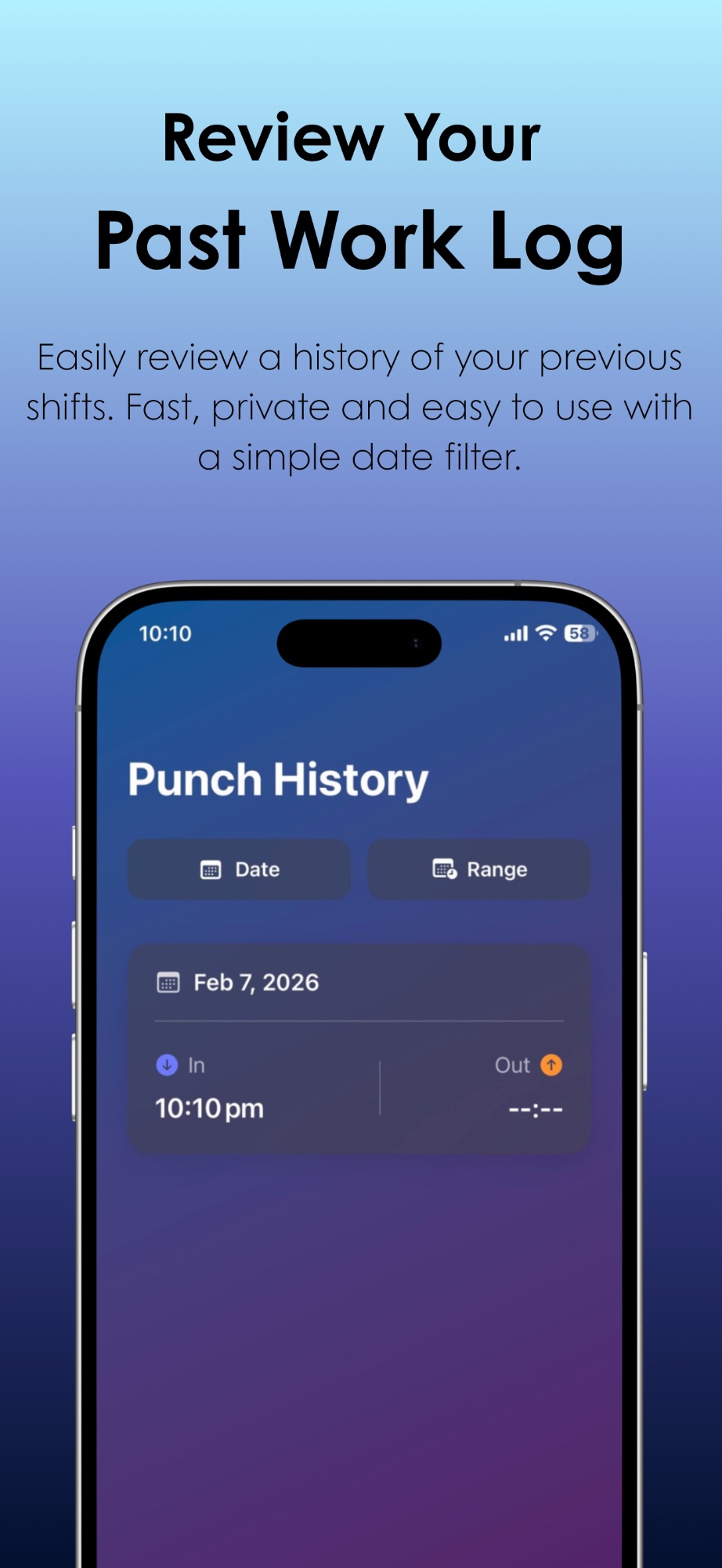 Review your past work log